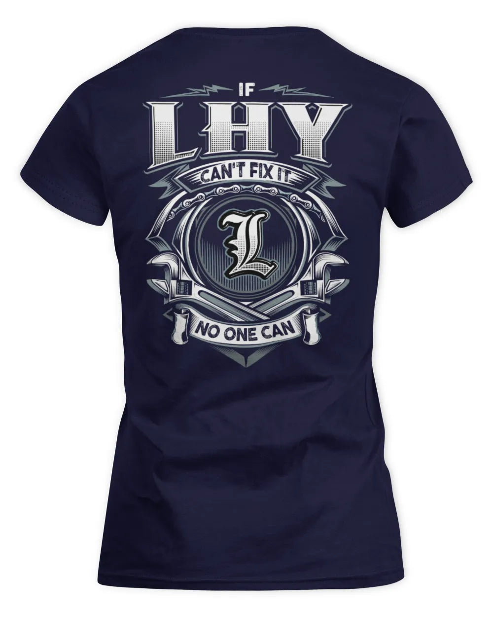 LHY AP81-K4-626 - Personalized Ahmed Quote Apparel “If Ahmed Can't Fix It, No One Can” - Women's Standard T-Shirt - Navy