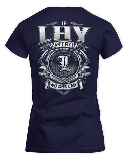 LHY AP81-K4-626 - Personalized Ahmed Quote Apparel “If Ahmed Can't Fix It, No One Can” - Women's Standard T-Shirt - Navy