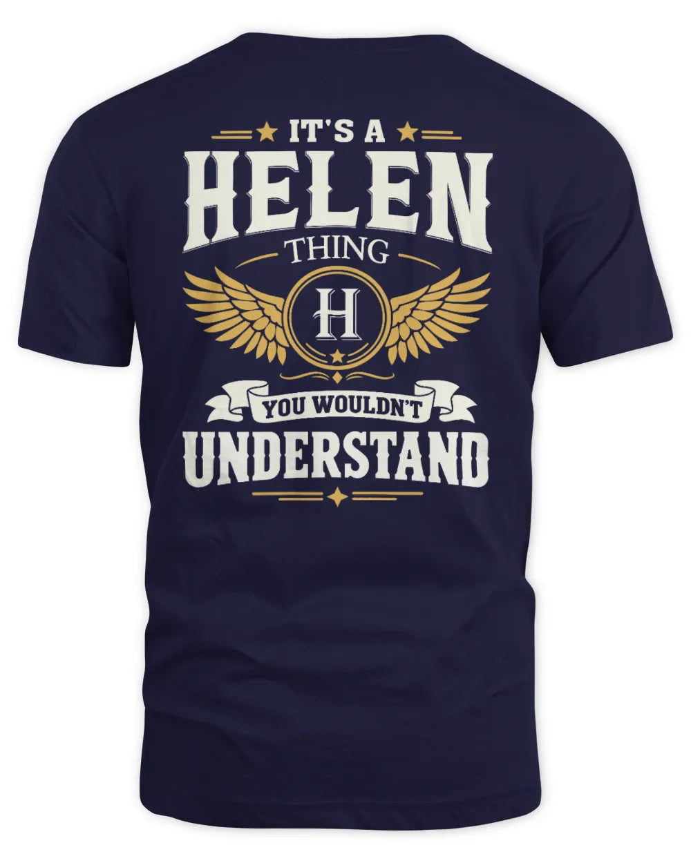HELEN KT06-M008 It’s a [NAME] Thing – You Wouldn’t Understand | Personalized Vintage T-Shirt - Unisex Standard T-Shirt - Navy