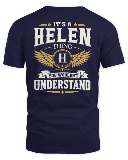 HELEN KT06-M008 It’s a [NAME] Thing – You Wouldn’t Understand | Personalized Vintage T-Shirt - Unisex Standard T-Shirt - Navy