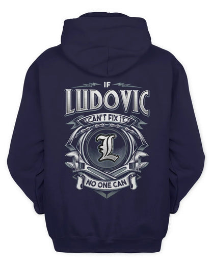 LUDOVIC AP81-K4-626 - Personalized Ahmed Quote Apparel “If Ahmed Can't Fix It, No One Can” - Unisex Hoodie - Navy