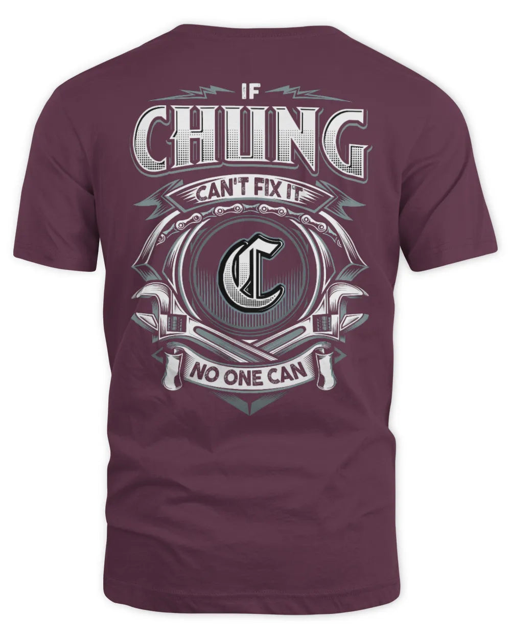 CHUNG AP81-K4-626 - Personalized Ahmed Quote Apparel “If Ahmed Can't Fix It, No One Can” - Unisex Standard T-Shirt - Maroon