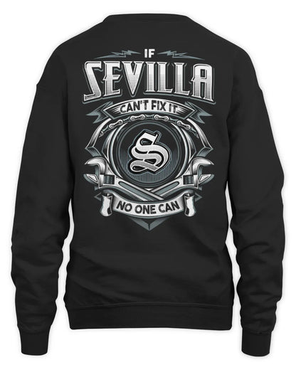 SEVILLA AP81-K4-626 - Personalized Ahmed Quote Apparel “If Ahmed Can't Fix It, No One Can” - Unisex Sweatshirt - Black
