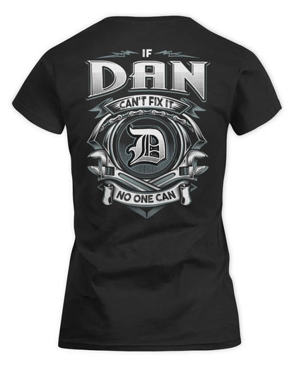 DAN AP81-K4-626 - Personalized Ahmed Quote Apparel “If Ahmed Can't Fix It, No One Can” - Women's Standard T-Shirt - Black