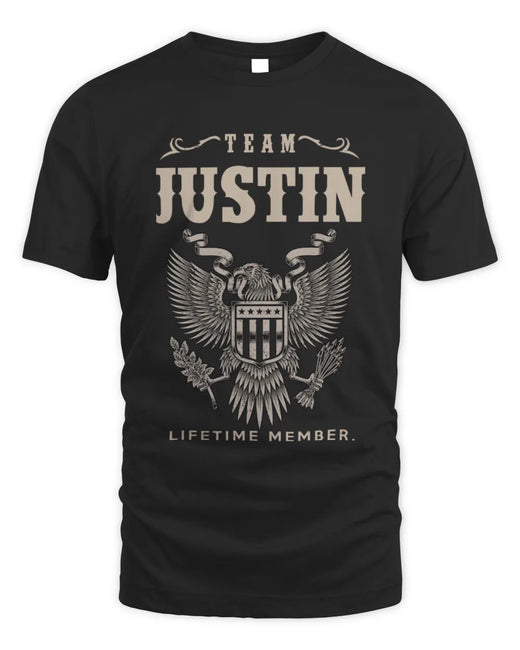 JUSTIN TP06-K82 – Personalized Classic Style Apparel “Team NAME Lifetime Member”