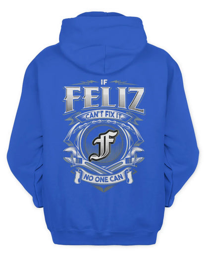 FELIZ AP81-K4-626 - Personalized Ahmed Quote Apparel “If Ahmed Can't Fix It, No One Can” - Unisex Hoodie - Royal