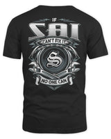 SAI AP81-K4-626 - Personalized Ahmed Quote Apparel “If Ahmed Can't Fix It, No One Can” - Unisex Standard T-Shirt - Black