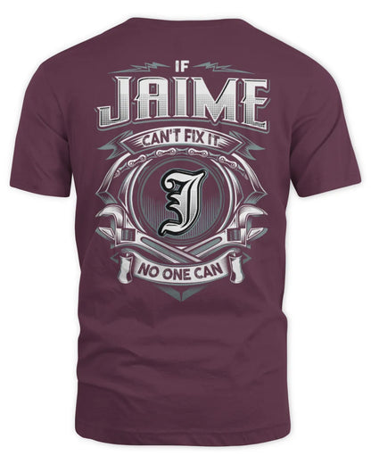 JAIME AP81-K4-626 - Personalized Ahmed Quote Apparel “If Ahmed Can't Fix It, No One Can” - Unisex Standard T-Shirt - Maroon