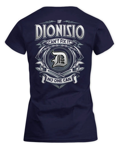 DIONISIO AP81-K4-626 - Personalized Ahmed Quote Apparel “If Ahmed Can't Fix It, No One Can” - Women's Standard T-Shirt - Navy