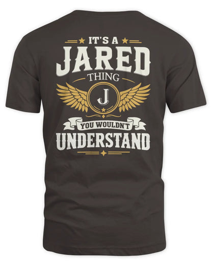 JARED KT06-M008 It’s a [NAME] Thing – You Wouldn’t Understand | Personalized Vintage T-Shirt - Unisex Standard T-Shirt - Dark Chocolate