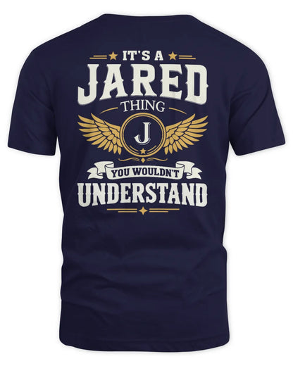 JARED KT06-M008 It’s a [NAME] Thing – You Wouldn’t Understand | Personalized Vintage T-Shirt - Unisex Standard T-Shirt - Navy