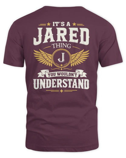 JARED KT06-M008 It’s a [NAME] Thing – You Wouldn’t Understand | Personalized Vintage T-Shirt - Unisex Standard T-Shirt - Maroon