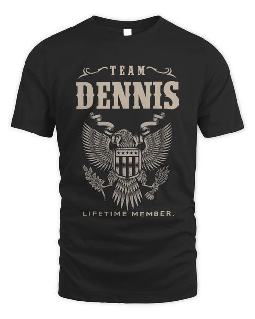 DENNIS TP06-K82 – Personalized Classic Style Apparel “Team NAME Lifetime Member”
