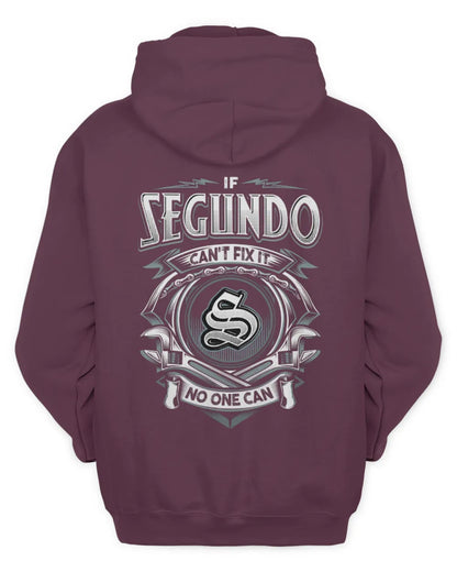 SEGUNDO AP81-K4-626 - Personalized Ahmed Quote Apparel “If Ahmed Can't Fix It, No One Can” - Unisex Hoodie - Maroon