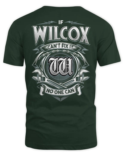 WILCOX AP81-K4-626 - Personalized Ahmed Quote Apparel “If Ahmed Can't Fix It, No One Can” - Unisex Standard T-Shirt - Forest Green