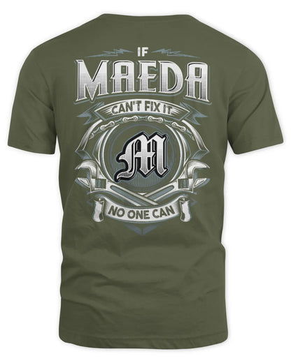 MAEDA AP81-K4-626 - Personalized Ahmed Quote Apparel “If Ahmed Can't Fix It, No One Can” - Unisex Standard T-Shirt - Military Green