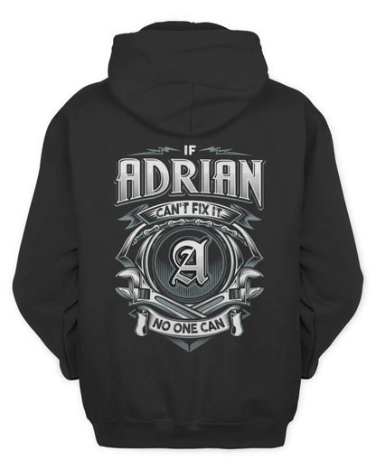 ADRIAN AP81-K4-626 - Personalized Ahmed Quote Apparel “If Ahmed Can't Fix It, No One Can” - Unisex Hoodie - Black