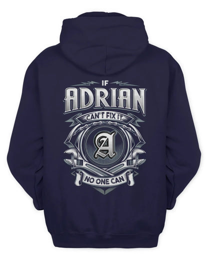 ADRIAN AP81-K4-626 - Personalized Ahmed Quote Apparel “If Ahmed Can't Fix It, No One Can” - Unisex Hoodie - Navy