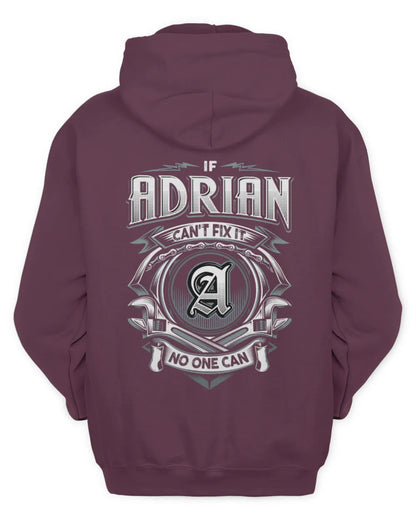 ADRIAN AP81-K4-626 - Personalized Ahmed Quote Apparel “If Ahmed Can't Fix It, No One Can” - Unisex Hoodie - Maroon