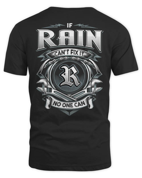 RAIN AP81-K4-626 - Personalized Ahmed Quote Apparel “If Ahmed Can't Fix It, No One Can” - Unisex Standard T-Shirt - Black