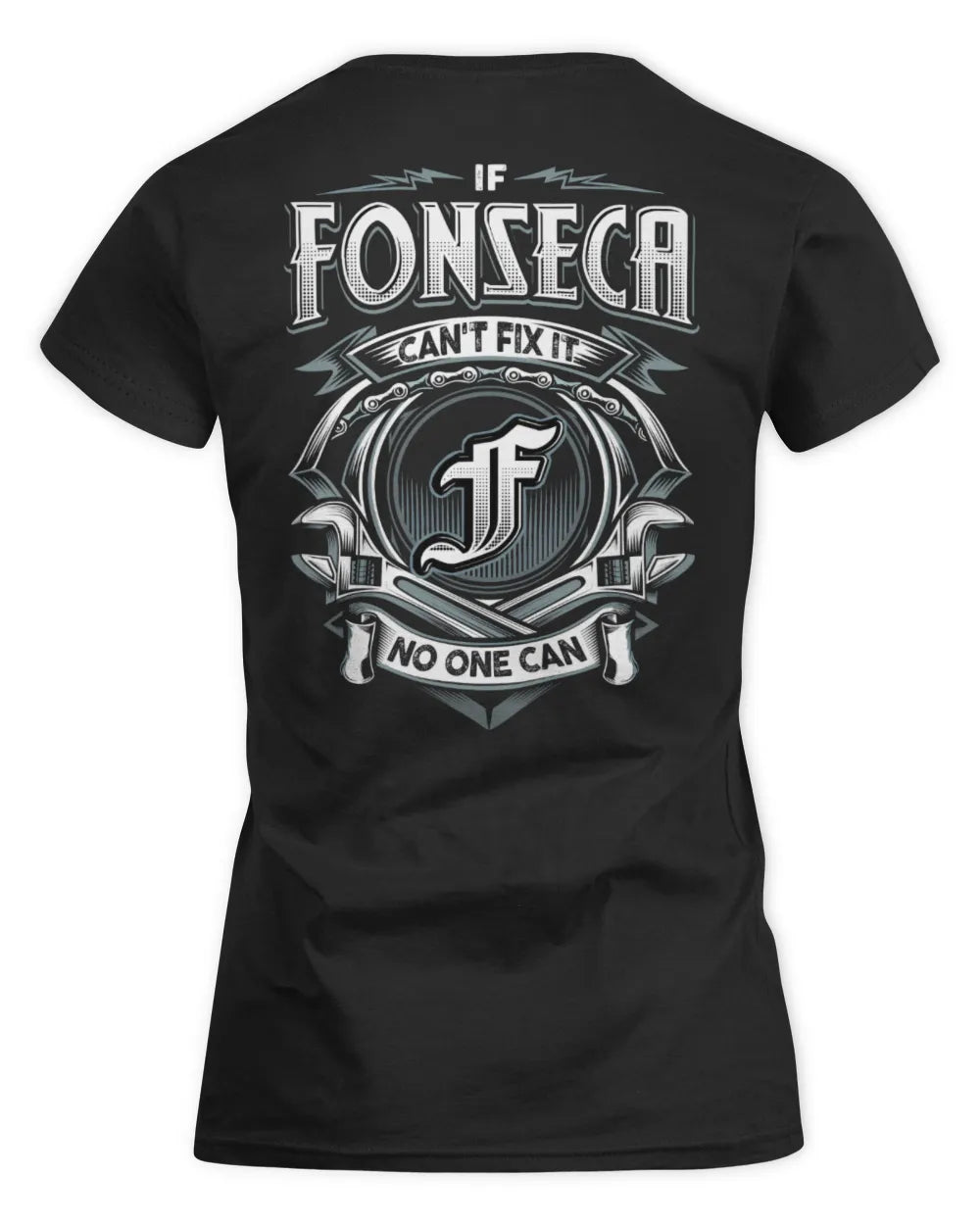 FONSECA AP81-K4-626 - Personalized Ahmed Quote Apparel “If Ahmed Can't Fix It, No One Can” - Women's Standard T-Shirt - Black