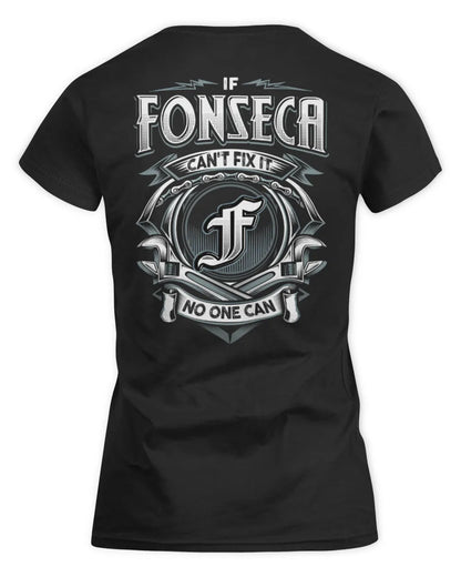 FONSECA AP81-K4-626 - Personalized Ahmed Quote Apparel “If Ahmed Can't Fix It, No One Can” - Women's Standard T-Shirt - Black