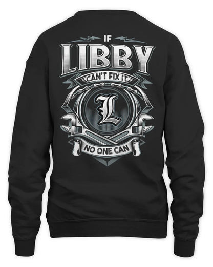 LIBBY AP81-K4-626 - Personalized Ahmed Quote Apparel “If Ahmed Can't Fix It, No One Can” - Unisex Sweatshirt - Black