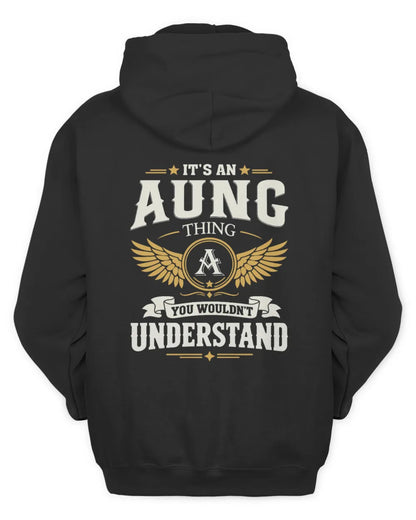AUNG KT06-M008 It’s a [NAME] Thing – You Wouldn’t Understand | Personalized Vintage T-Shirt - Unisex Hoodie - Black