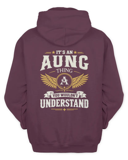 AUNG KT06-M008 It’s a [NAME] Thing – You Wouldn’t Understand | Personalized Vintage T-Shirt - Unisex Hoodie - Maroon