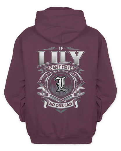 LILY AP81-K4-626 - Personalized Ahmed Quote Apparel “If Ahmed Can't Fix It, No One Can” - Unisex Hoodie - Maroon
