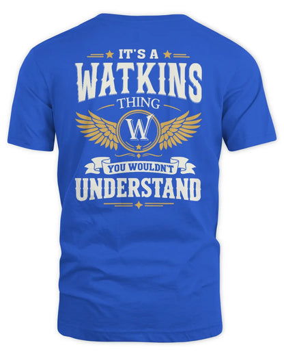 WATKINS KT06-M008 It’s a [NAME] Thing – You Wouldn’t Understand | Personalized Vintage T-Shirt - Unisex Standard T-Shirt - Royal