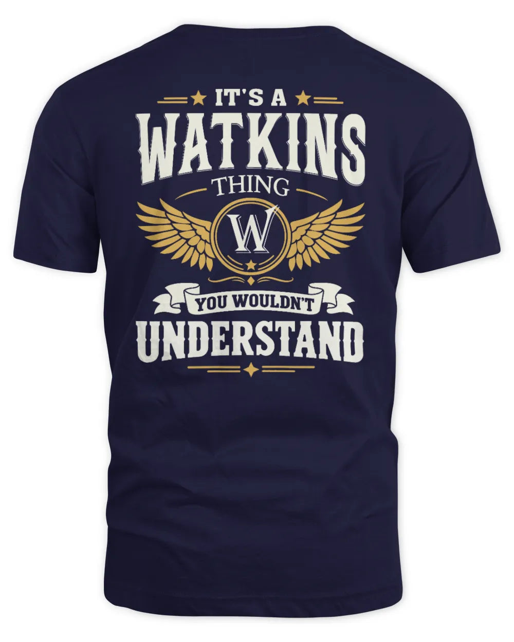 WATKINS KT06-M008 It’s a [NAME] Thing – You Wouldn’t Understand | Personalized Vintage T-Shirt - Unisex Standard T-Shirt - Navy