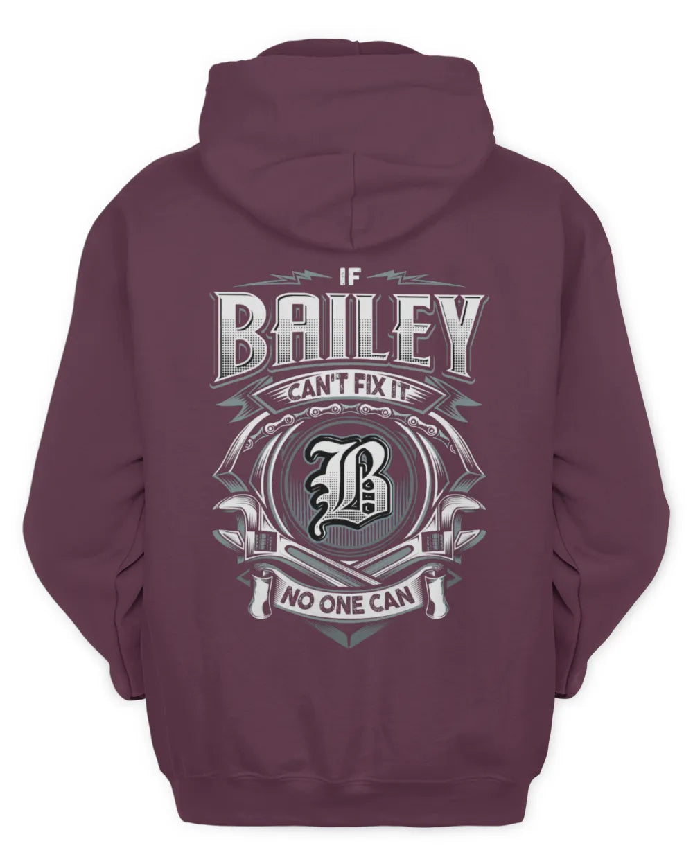 BAILEY AP81-K4-626 - Personalized Ahmed Quote Apparel “If Ahmed Can't Fix It, No One Can” - Unisex Hoodie - Maroon