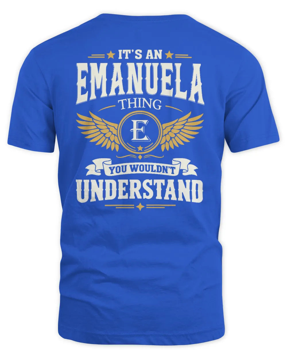 EMANUELA KT06-M008 It’s a [NAME] Thing – You Wouldn’t Understand | Personalized Vintage T-Shirt - Unisex Standard T-Shirt - Royal