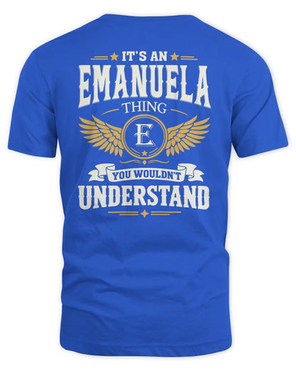 EMANUELA KT06-M008 It’s a [NAME] Thing – You Wouldn’t Understand | Personalized Vintage T-Shirt - Unisex Standard T-Shirt - Royal