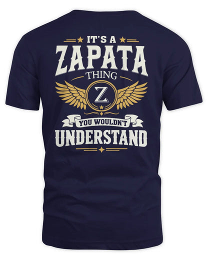 ZAPATA KT06-M008 It’s a [NAME] Thing – You Wouldn’t Understand | Personalized Vintage T-Shirt - Unisex Standard T-Shirt - Navy