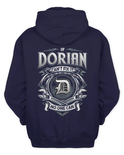 DORIAN AP81-K4-626 - Personalized Ahmed Quote Apparel “If Ahmed Can't Fix It, No One Can” - Unisex Hoodie - Navy