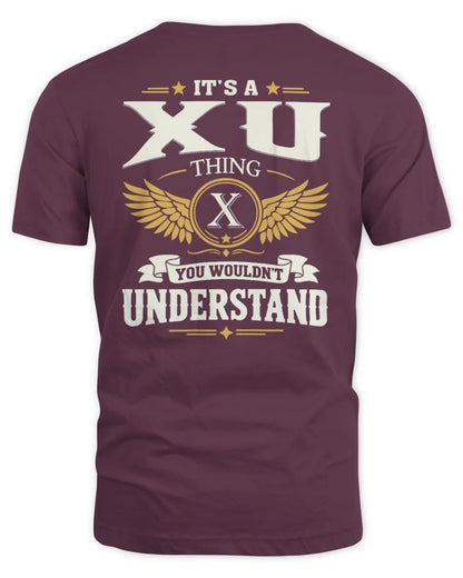 XU KT06-M008 It’s a [NAME] Thing – You Wouldn’t Understand | Personalized Vintage T-Shirt - Unisex Standard T-Shirt - Maroon