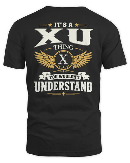 XU KT06-M008 It’s a [NAME] Thing – You Wouldn’t Understand | Personalized Vintage T-Shirt - Unisex Standard T-Shirt - Black