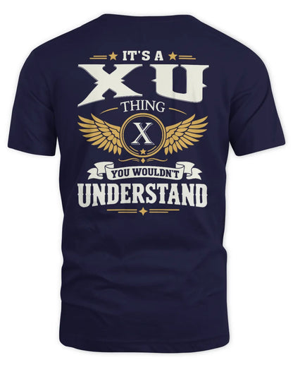 XU KT06-M008 It’s a [NAME] Thing – You Wouldn’t Understand | Personalized Vintage T-Shirt - Unisex Standard T-Shirt - Navy