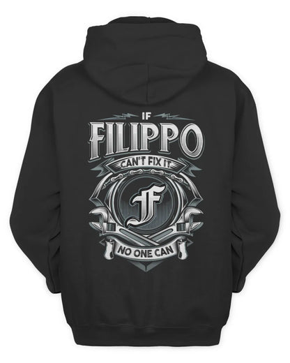 FILIPPO AP81-K4-626 - Personalized Ahmed Quote Apparel “If Ahmed Can't Fix It, No One Can” - Unisex Hoodie - Black