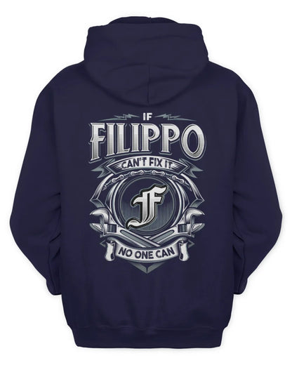 FILIPPO AP81-K4-626 - Personalized Ahmed Quote Apparel “If Ahmed Can't Fix It, No One Can” - Unisex Hoodie - Navy
