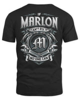 MARLON AP81-K4-626 - Personalized Ahmed Quote Apparel “If Ahmed Can't Fix It, No One Can” - Unisex Standard T-Shirt - Black