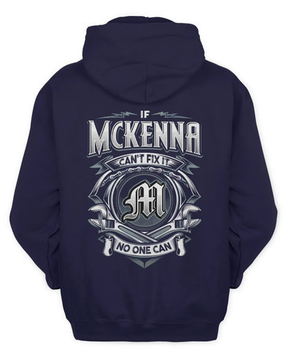 MCKENNA AP81-K4-626 - Personalized Ahmed Quote Apparel “If Ahmed Can't Fix It, No One Can” - Unisex Hoodie - Navy
