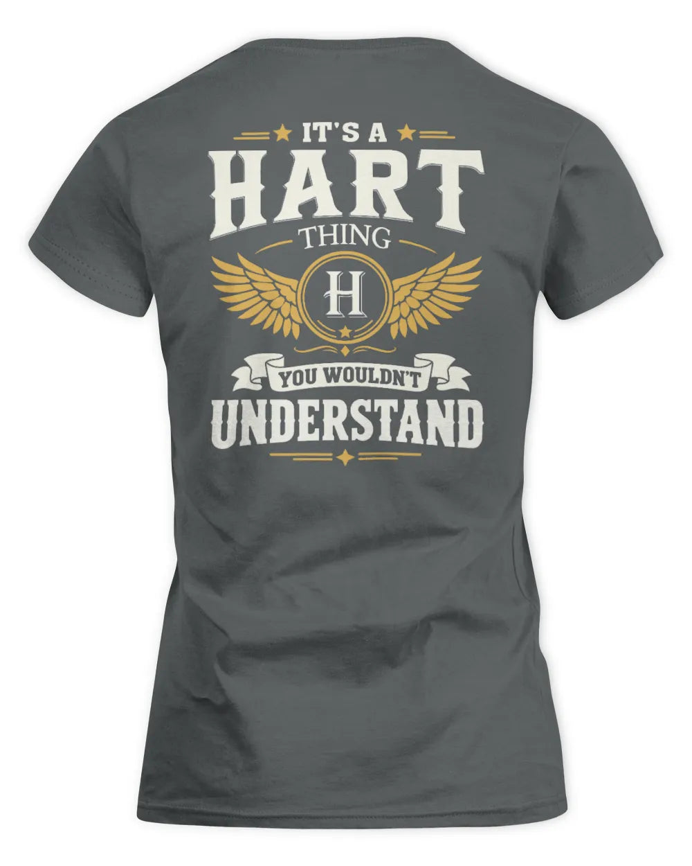 HART KT06-M008 It’s a [NAME] Thing – You Wouldn’t Understand | Personalized Vintage T-Shirt - Women's Standard T-Shirt - Charcoal