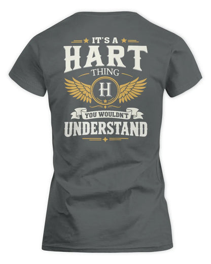 HART KT06-M008 It’s a [NAME] Thing – You Wouldn’t Understand | Personalized Vintage T-Shirt - Women's Standard T-Shirt - Charcoal
