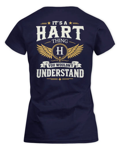 HART KT06-M008 It’s a [NAME] Thing – You Wouldn’t Understand | Personalized Vintage T-Shirt - Women's Standard T-Shirt - Navy