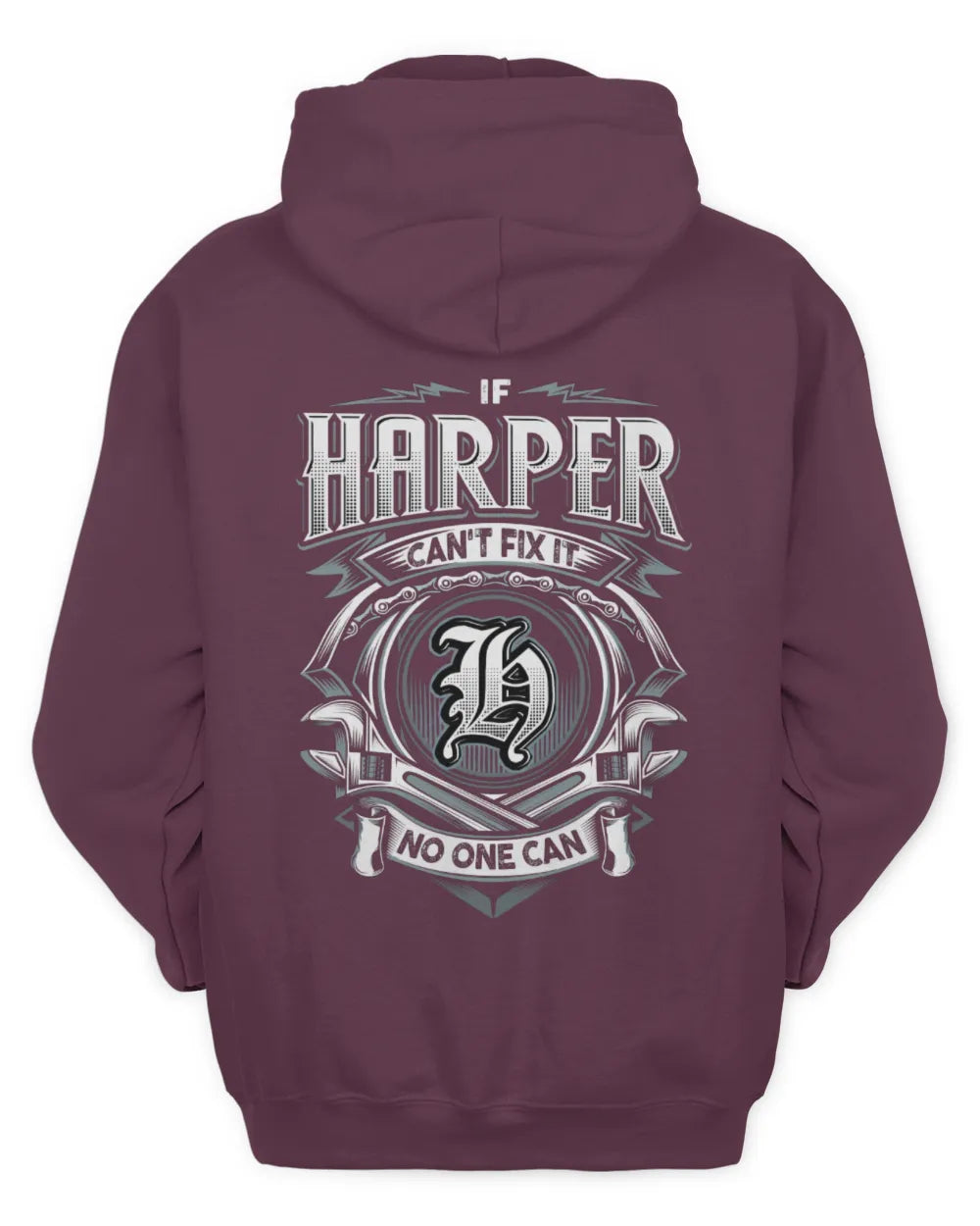HARPER AP81-K4-626 - Personalized Ahmed Quote Apparel “If Ahmed Can't Fix It, No One Can” - Unisex Hoodie - Maroon