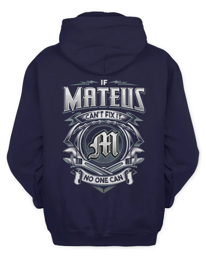MATEUS AP81-K4-626 - Personalized Ahmed Quote Apparel “If Ahmed Can't Fix It, No One Can” - Unisex Hoodie - Navy