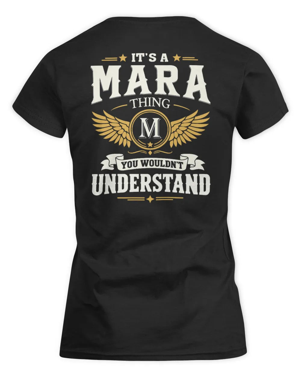 MARA KT06-M008 It’s a [NAME] Thing – You Wouldn’t Understand | Personalized Vintage T-Shirt - Women's Standard T-Shirt - Black